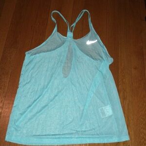 Blue Nike Dri Fit tank top